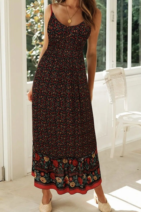 printed-maxi-cami-dress OhSoStyled - Sophia's Style in Black-5